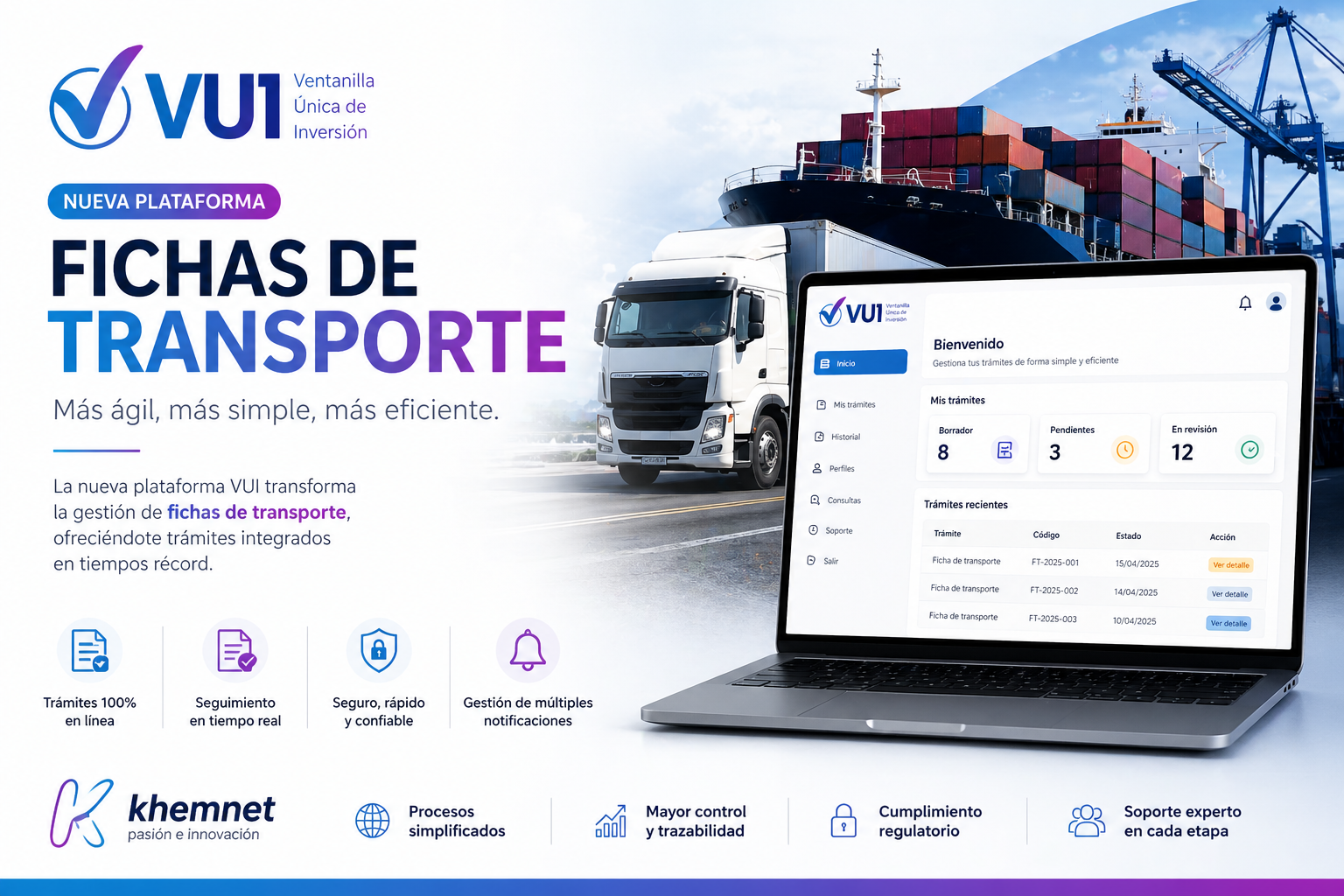 fichas de transporte