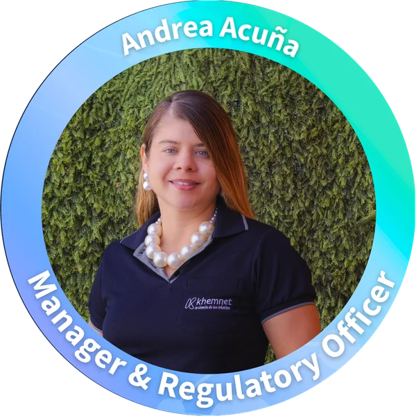 Andrea Acuña, Manager & Regulatory Officer de Khemnet
